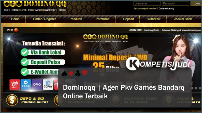 Dominoqq | Agen Pkv Games Bandarq Online Terbaik